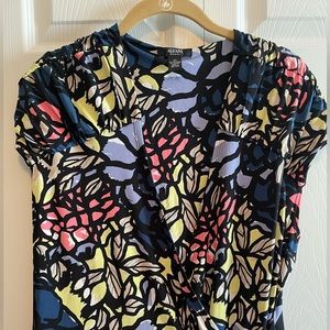 Alfani 2X Floral Midi Dress